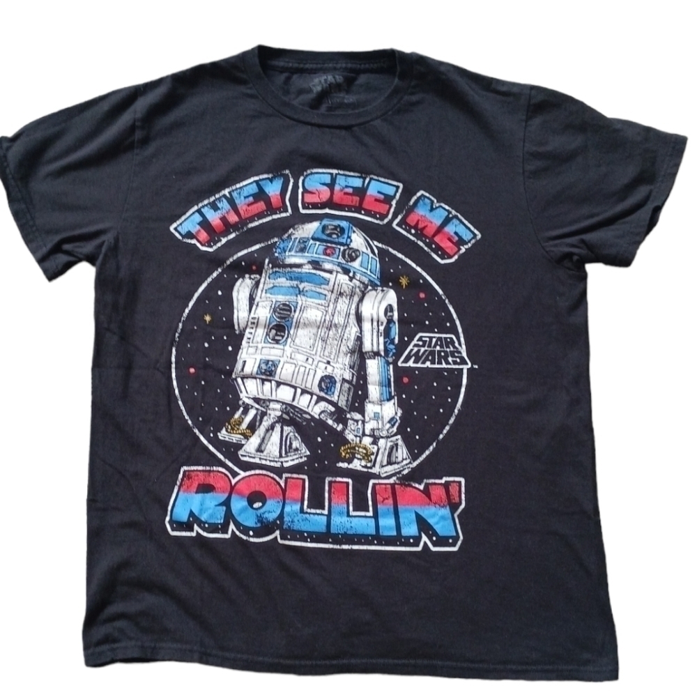 Star Wars R2D2 Funny Graphic Tee